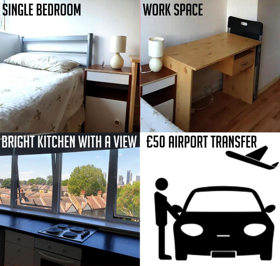 Elephant & Castle - Zone 2 - Private Rooms - Shared Bathroom 伦敦 外观 照片