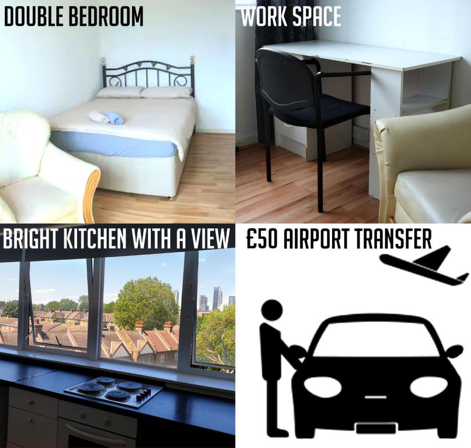 Elephant & Castle - Zone 2 - Private Rooms - Shared Bathroom 伦敦 外观 照片