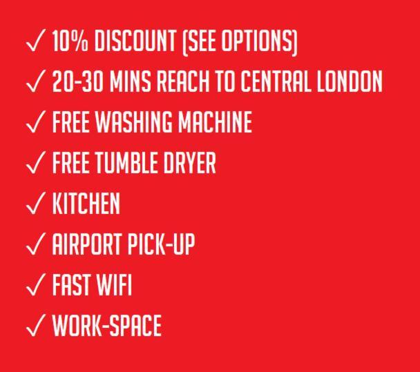 Elephant & Castle - Zone 2 - Private Rooms - Shared Bathroom 伦敦 外观 照片