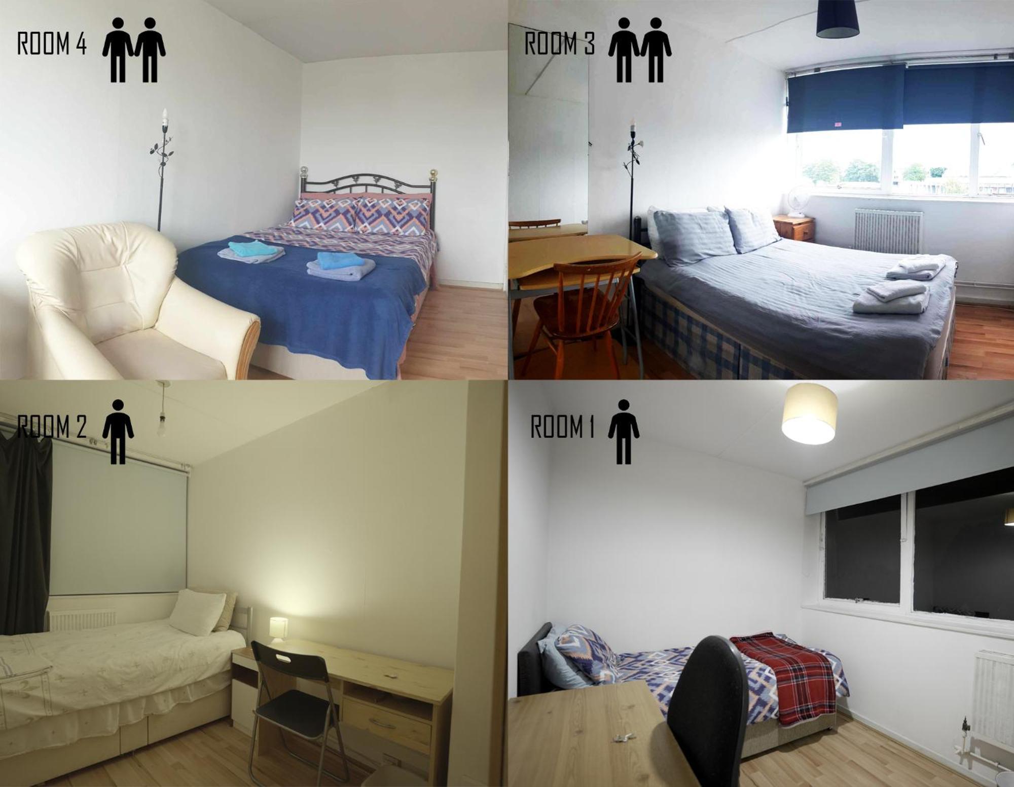 Elephant & Castle - Zone 2 - Private Rooms - Shared Bathroom 伦敦 外观 照片